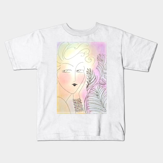 THE ALLURE OF ART DECO Kids T-Shirt by jacquline8689